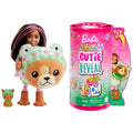 Barbie Cutie Reveal Chelsea Doll & Accessories, Animal Plush Costume & 6 Surprises Including Color Change, Puppy as Frog Dog/