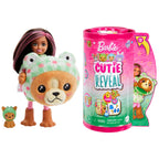 Barbie Cutie Reveal Chelsea Doll & Accessories, Animal Plush Costume & 6 Surprises Including Color Change, Puppy as Frog Dog/