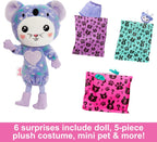 Barbie Cutie Reveal Chelsea Doll & Accessories, Animal Plush Costume & 6 Surprises Including Color Change, Bunny as Koala Bun