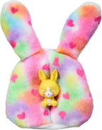 Barbie Cutie Reveal Doll & Accessories, Color Dream Series, Tie-Dyed Bunny Costume & 10 Surprises Including Color Change Tie 