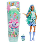 Barbie Pop Reveal Bubble Tea Series Doll & Accessories with Pet, 8 Surprises Include Color Change, Cup with Storage (Styles M