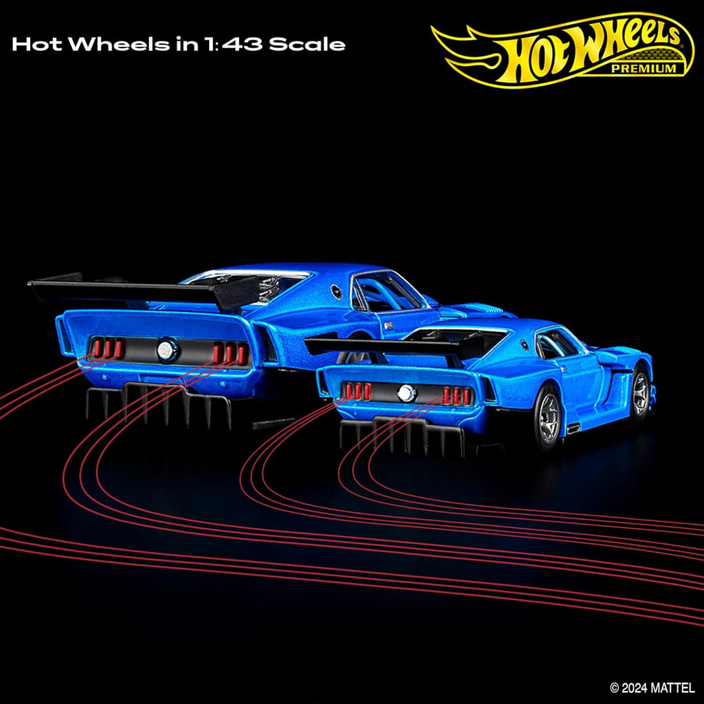 Hot Wheels Premium 1:43rd Scale Vehicle, 69 Modified Ford Mustang