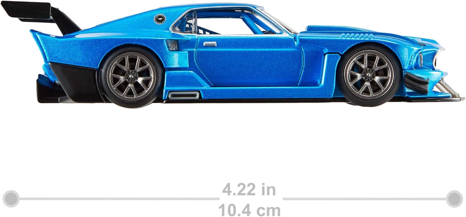 Hot Wheels Premium 1:43rd Scale Vehicle, 69 Modified Ford Mustang