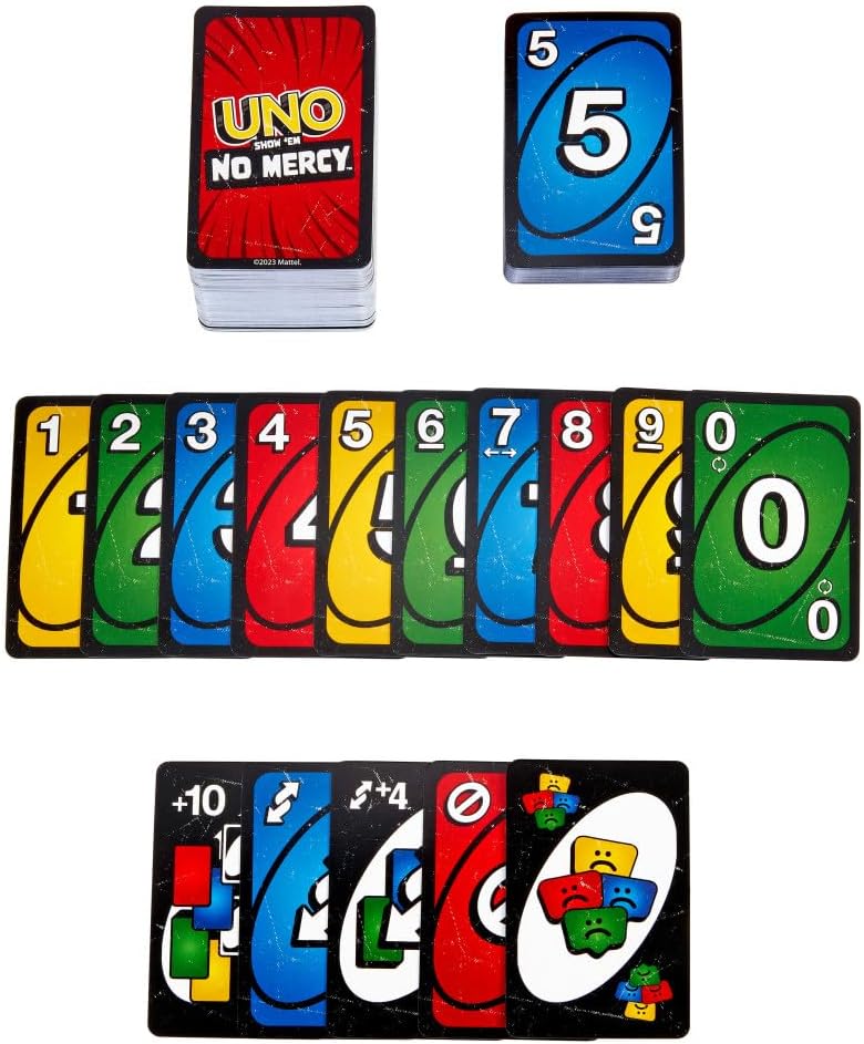 Mattel Games UNO Show ‘em No Mercy Card Game