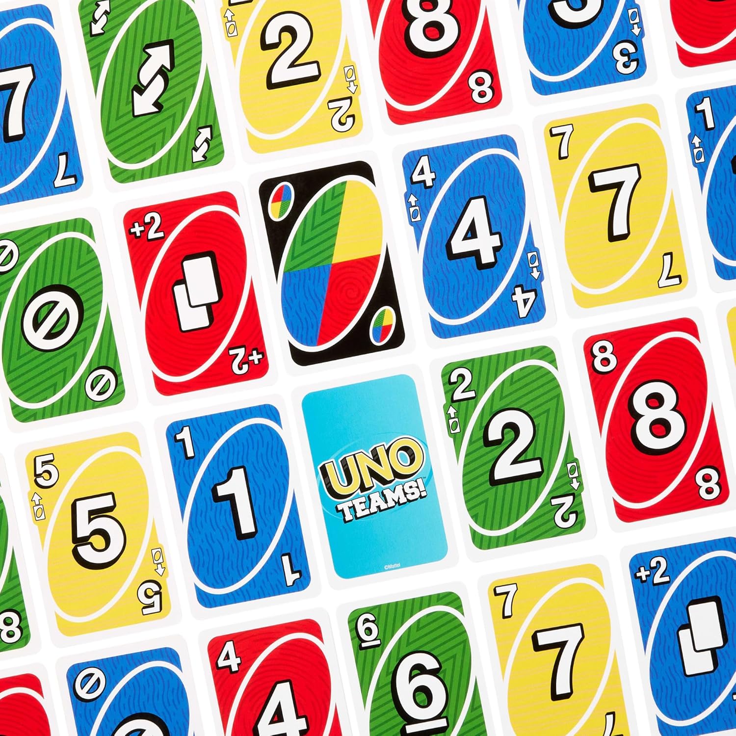 Mattel Games UNO Teams Card Game for Family Nights, Game Nights