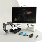 Remote Control Excavator Metal Rc Engineering Vehicles 2.4ghz 10 Channel Full Function Digger Toys Sound 1:12 Scale 30m Range - Buy Remote Control Excavator Toy Digger Toys Gift Metal Shovel With Light And Music metal Rc Excavator Construction Vehicle