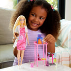 Barbie Scientist Doll and Accessories with Blonde Fashion Doll, Lab Table, Microscope, & Color-Change Beaker & Petri Dish Acc