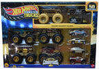 Hot Wheels Monster Trucks Trophy Champions Bigfoot Exclusive Gold Set