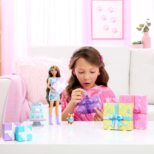 Barbie Party Unboxed Doll & Accessories