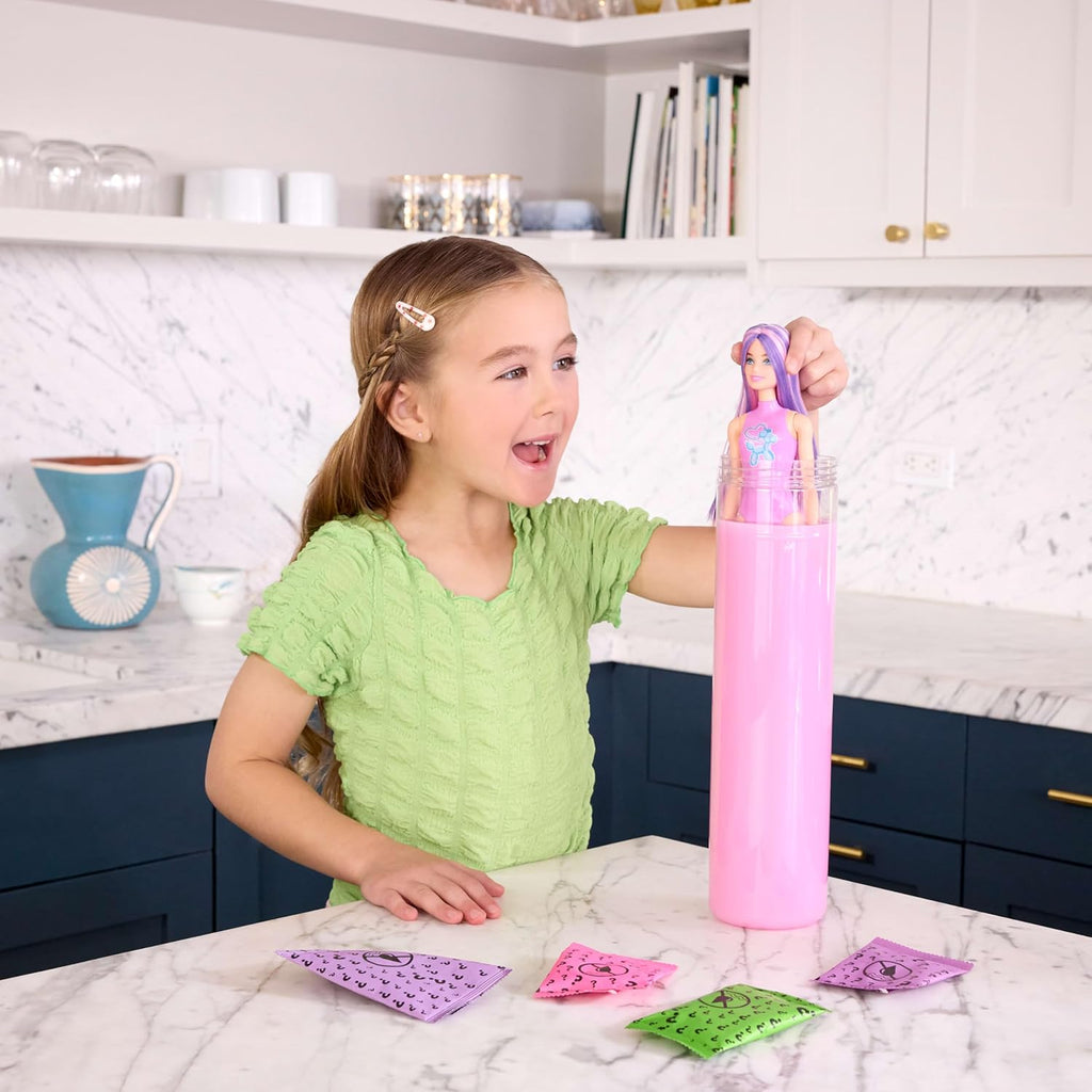 Barbie Color Reveal Mermaid Series Doll & Accessories with 6 Surprises Including Color Change & Charms (Styles May Vary)