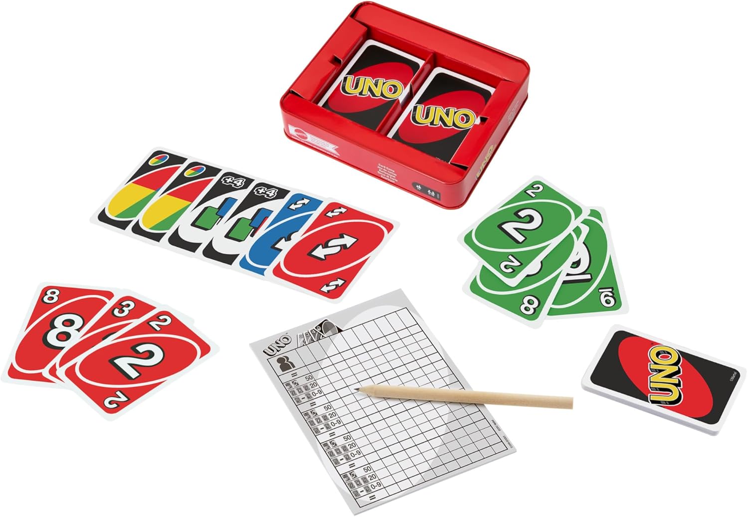 Uno Deluxe Card Game, 7 years +