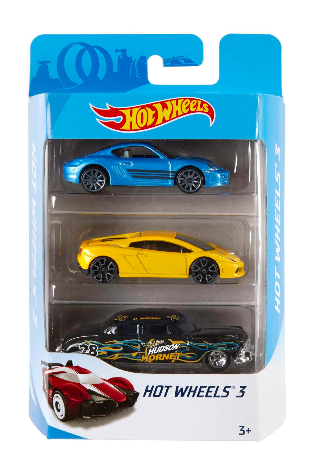 Hot Wheels 3 Car Pack, Multipack of 3 Vehicles