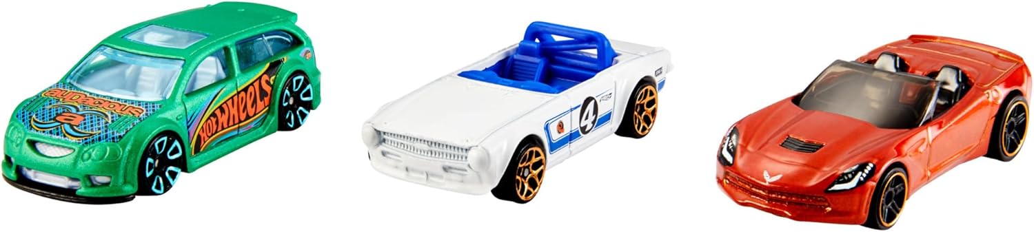 Hot Wheels 3 Car Pack, Multipack of 3 Vehicles