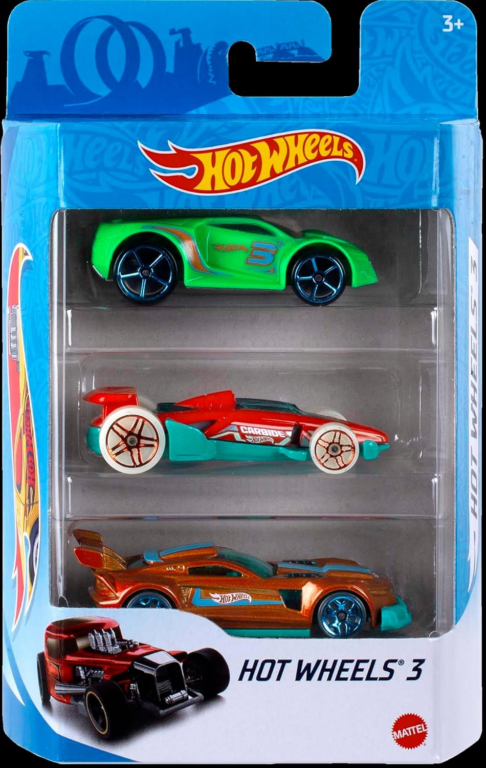 Hot Wheels 3 Car Pack, Multipack of 3 Vehicles