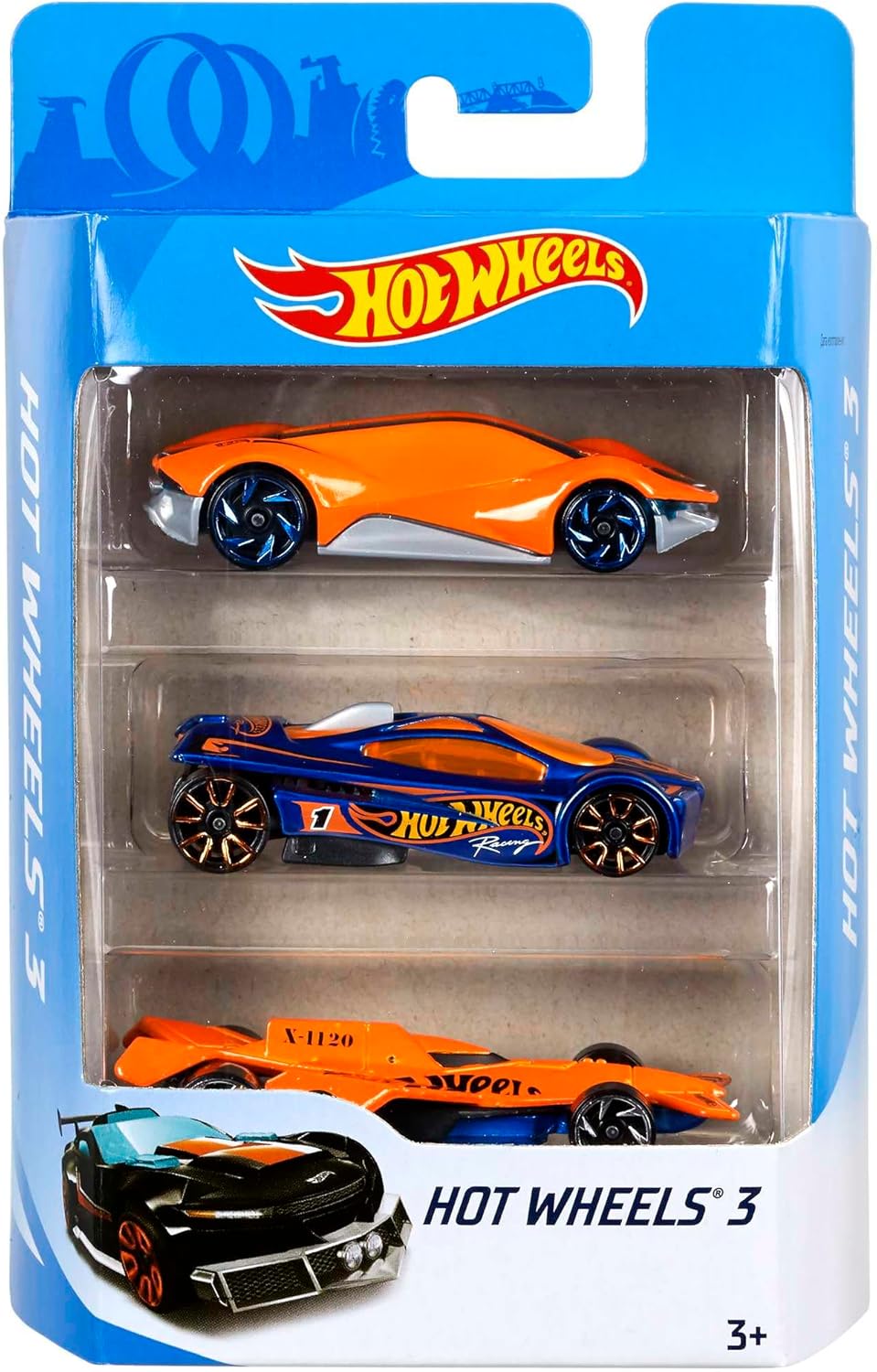 Hot Wheels 3 Car Pack, Multipack of 3 Vehicles