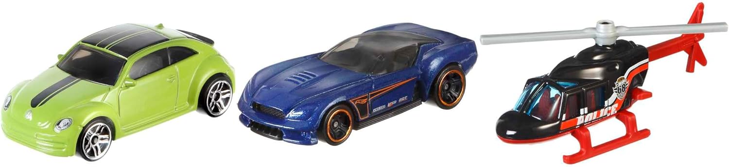 Hot Wheels 3 Car Pack, Multipack of 3 Vehicles