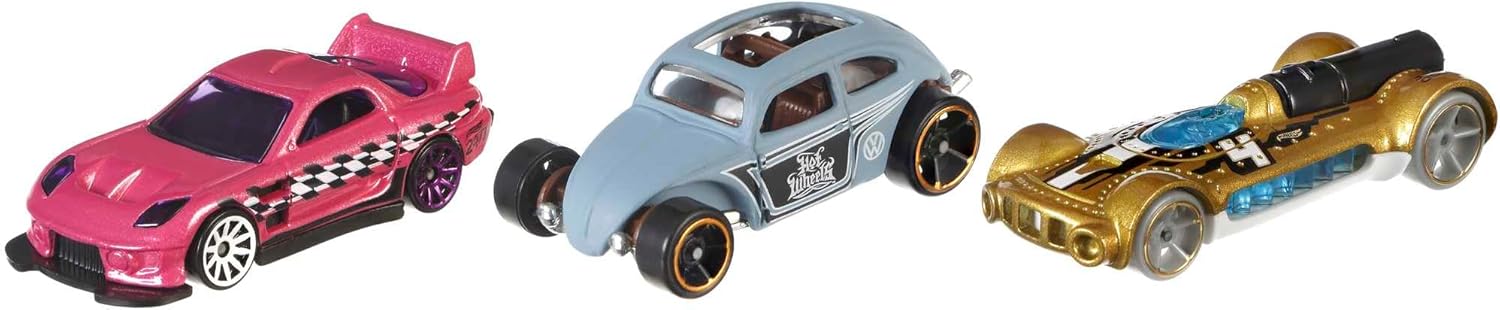 Hot Wheels 3 Car Pack, Multipack of 3 Vehicles