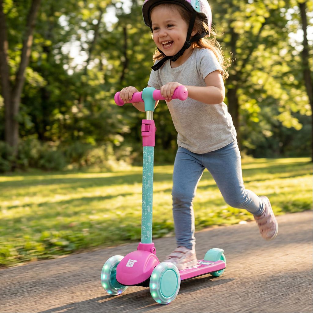 LiT Unicorn LED Light-Up 3-Wheel Scooter