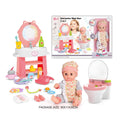 Vdora Dolls - 2-in-1 Baby Doll With Wash Basin Care Set - 14-inch