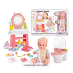Vdora Dolls - 2-in-1 Baby Doll With Wash Basin Care Set - 14-inch