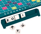 Scrabble Crossword - Classic Board Game - 120 Letter Tiles - 4 Racks - 1 Letter Bag - Instructions Included - for 2 to 4 Players - Gift for Kids 10+