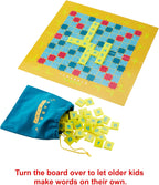 Mattel Games Scrabble Junior Kids Crossword Game with 2-Games-in-1