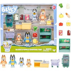 Bluey Series 13 Let's Play Chef Family Shopping Trip Exclusive Figure Playset