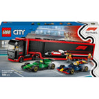 LEGO City F1(R) RB20 & AMR24 Race Car and F1(R) Truck Toy Toy Birthday