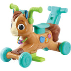 VTech 3-in-1 Bounce &amp; Go Pony | Interactive &amp; Educational Push, Ride &amp; Bounce Along Toy with Games | Suitable for Boys &amp; Girls 18-36 Months, English Version