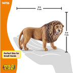 Schleich Wild Life, Animal Figurine, Animal Toys for Boys and Girls 3-8 Years Old, Roaring Lion, Ages 3+