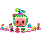 eKids Cocomelon Toy Karaoke Machine for Kids with Microphone and Musical Activators, Includes Night Light with Sleep Sounds and Lullabies for Toddlers, Green