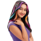 Shimmer N Sparkle Color FX Hair Extension Studio Kit with 4 Clip