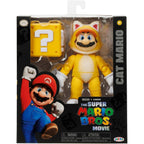 THE SUPER MARIO BROS. MOVIE 5 Inch Action Figures Series 2 Cat Mario Figure with Block