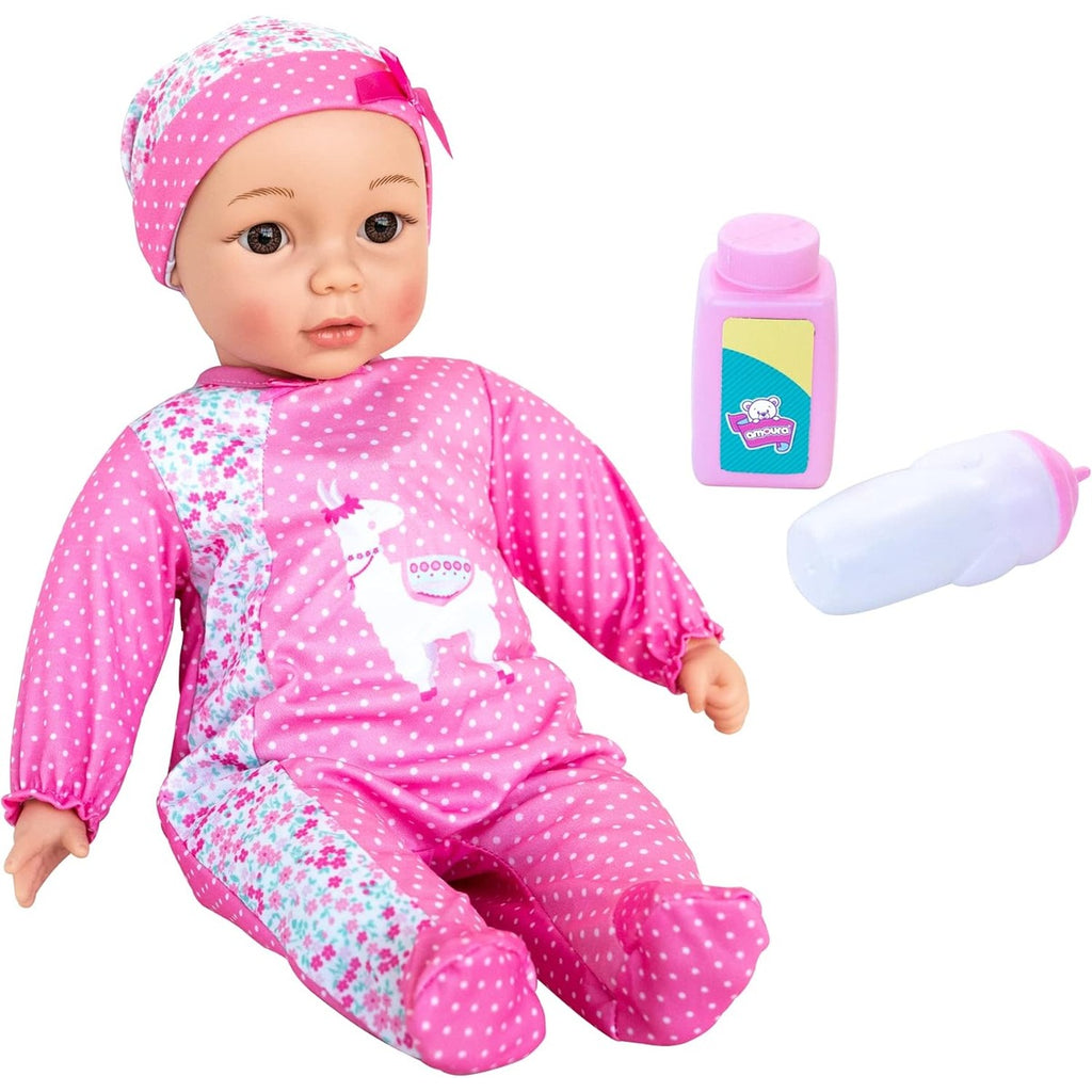 Amora Hayati Baby Hayati Baby Amoura Cuddle Baby Doll Battery Operated 19-Inches toy