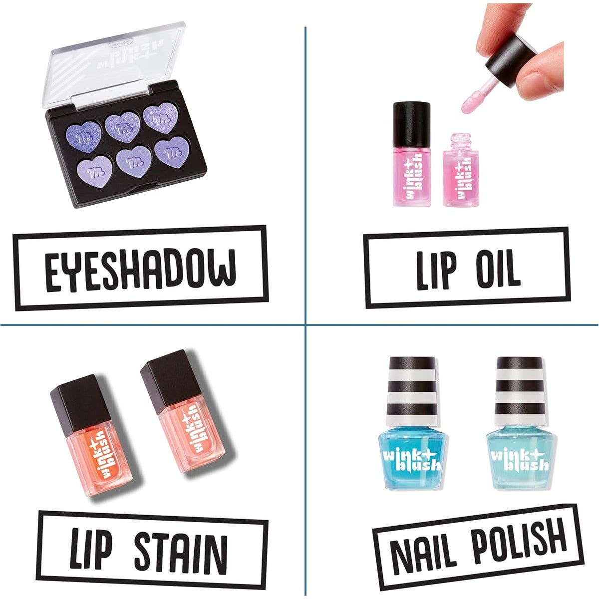 MGA's Miniverse - Make It Mini Makeup Series 1 (2 Pack) Mini Collectibles, DIY, Really Works, Real Cosmetic Products, Lip Stain, Nail Polish, Eyeshadow, Collectors, 8+