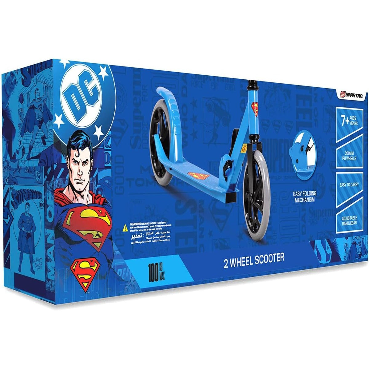 Spartan 200mm Folding Scooter
