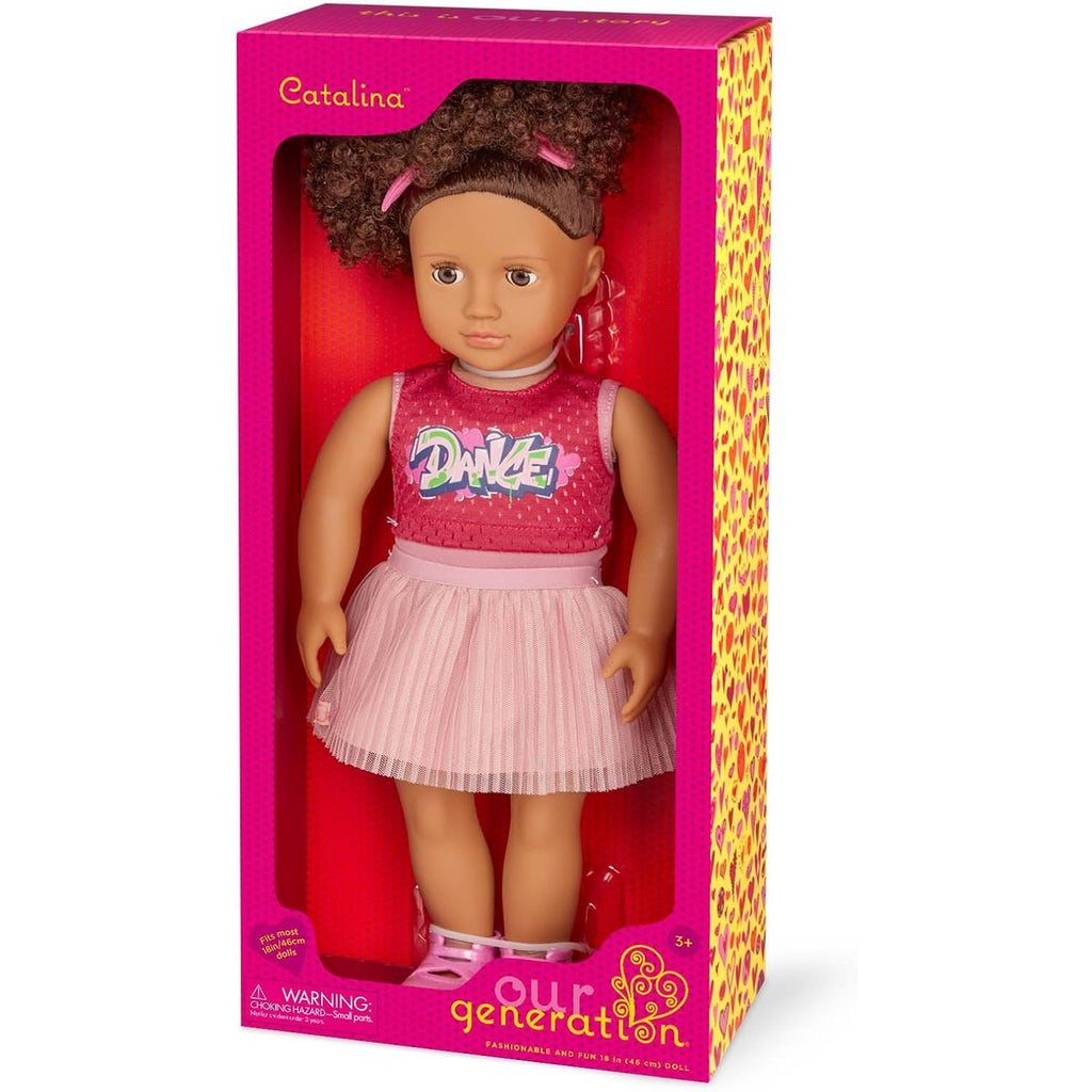 Our Generation Catalina Doll with Hip Hop Ballerina Outfit, 18