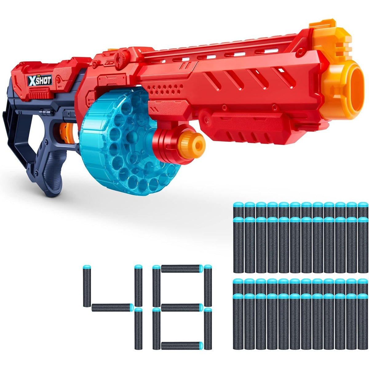 XSHOT Insanity Bezerko by ZURU with 48 Darts, Air Pocket Technology Darts and Dart Storage, Outdoor Toy for Boys and Girls, Teens and Adults