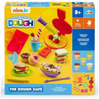 Nick Jr. Ready Steady Dough The Dough Café Playset - Sweet Treats & Waffle Maker Creation Set for Pretend Play, Colourful Gift