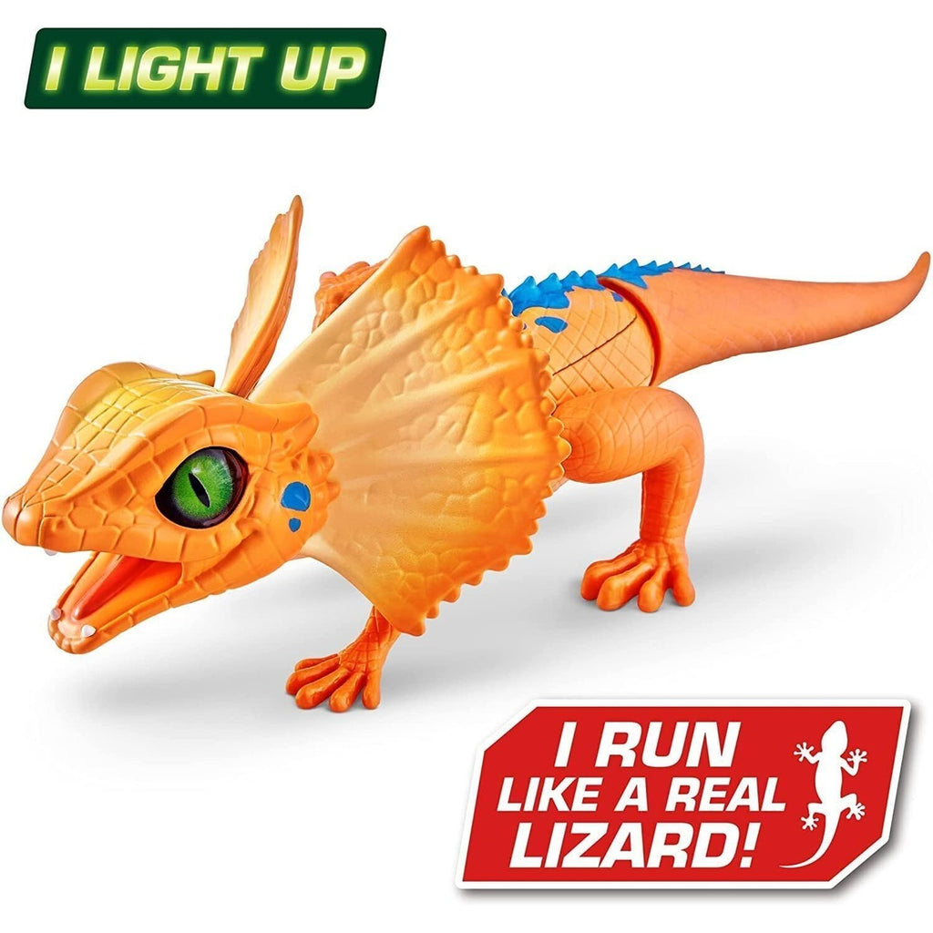 Robo Alive Frilled Neck Lizard Robotic Pet Figure [Green]