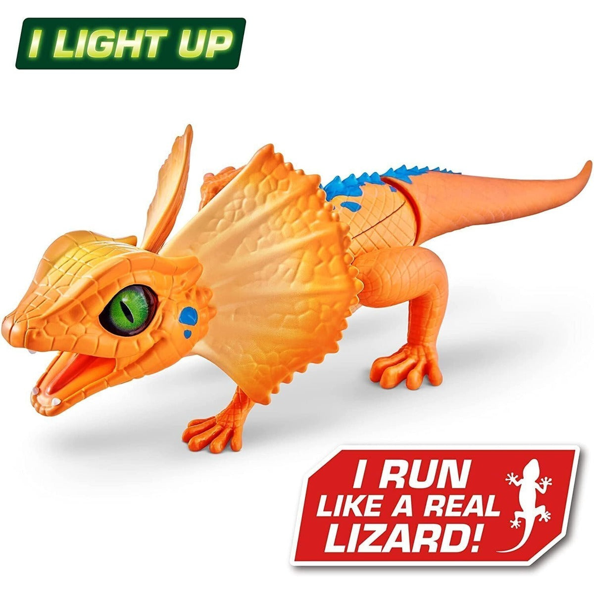 Robo Alive Frilled Neck Lizard Robotic Pet Figure [Green]