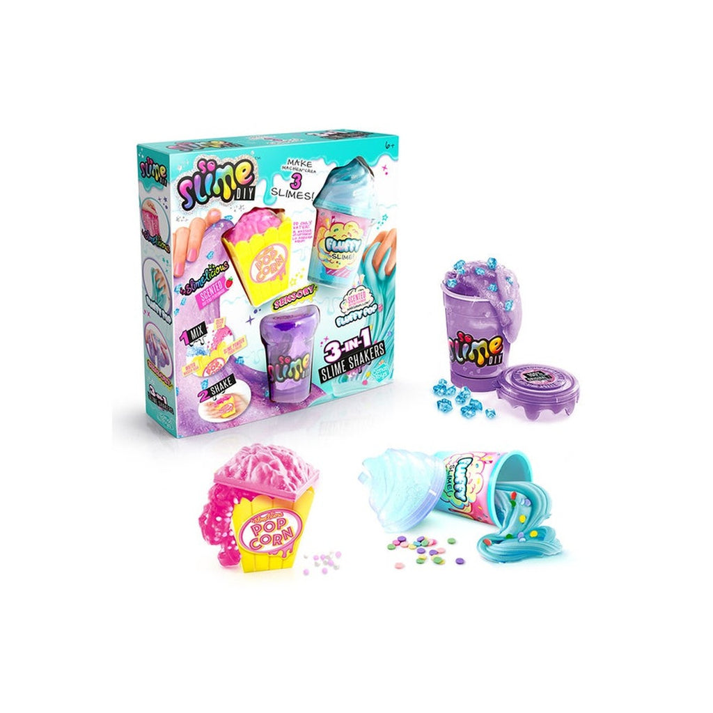 So Slime DIY 3-in-1 Slime Shakers | Customizable Scented Slime Kit | Fluffy, Cosmic & Mixable Styles | Ages 6+