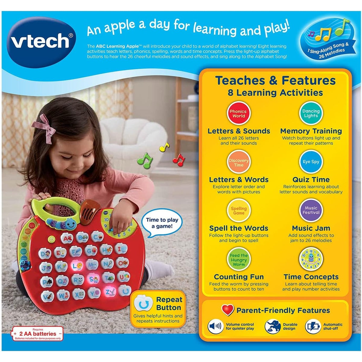 VTech ABC Learning Apple , Red
