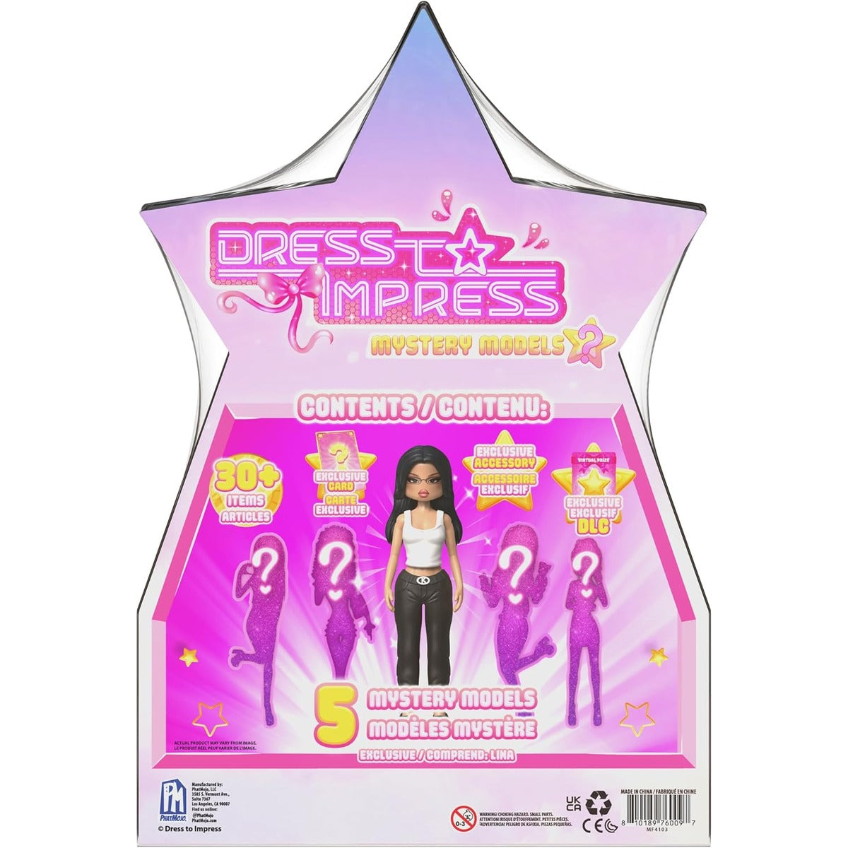 PhatMojo Dress to Impress — Mystery Models — Superstar 5-Pack —Series 1