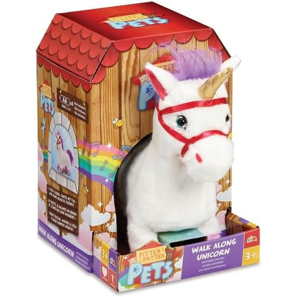 Addo Pitter Patter Pets Walk Along Unicorns, Unicorn Cuddle Pet, Magical Adventure