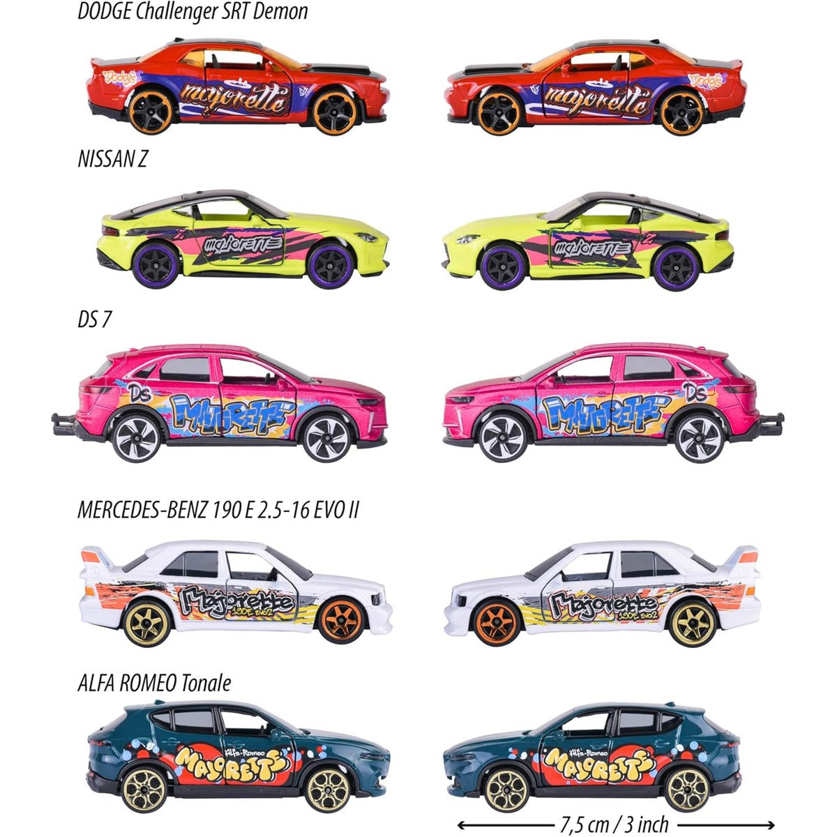 Majorette - Giftpack SL 11 5Pcs - Set of 5 Vehicles Including 2