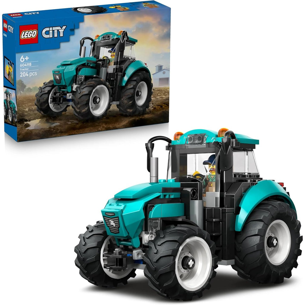 LEGO Lego 60498 City Tractor Toy, Birthday Present, Blocks, Educational, Boys, Girls, Children, 6, 7, 8, 9, Vehicle, Car toy