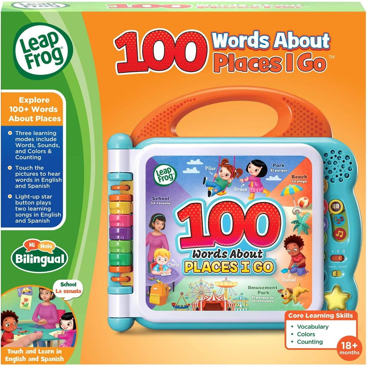 LeapFrog 100 Words About Places I Go Book Places I Go Standard Packaging