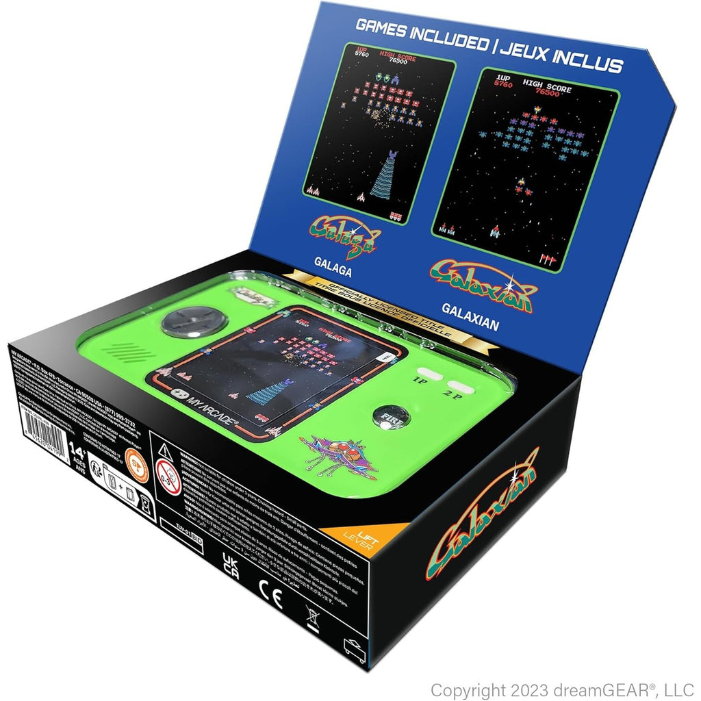 My Arcade Galaga/Galaxian Pocket Player Pro: Portable Video Game