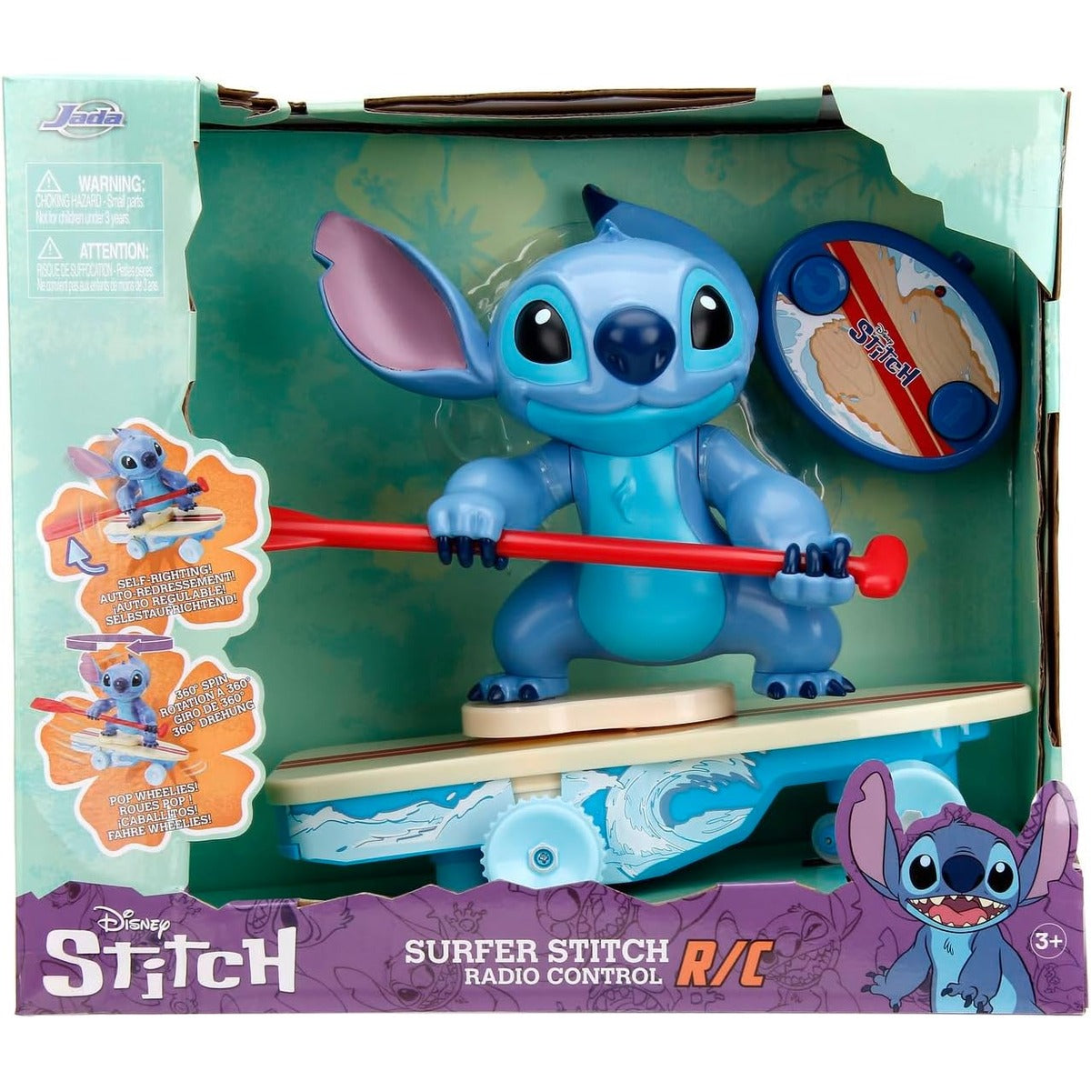 Jada Radio Control Stitch with Surfboard
